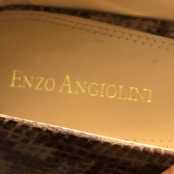 Enzo Angiolini Platform Snake Print Shoes - Picture 9 of 9